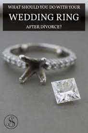 Divorce Rings Resetting A Diamond Ring After Divorce Wedding Rings Wedding Ring Redesign Wedding Ring Necklaces