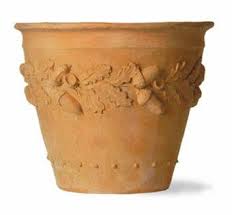 Oak Leaf Planter In Terracotta Finish Design By Capital Garden Products In 2020 Terracotta Planter Planters Fiberglass Planters