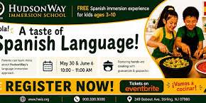 FREE Spanish immersion experience for kids