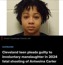 CLEVELAND — Trinity Ford, the 19-year-old woman accused of murder in the  2024 fatal shooting of Antwoina Carter last year