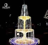 Outdoor Use LED Motif Fountain Lights for Christmas Holiday Decoration  Lights Christmas Walk Through Light
