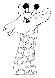 La girafe est un drole danimal. Coloriage Girafe Portrait Sur Hugolescargot Com