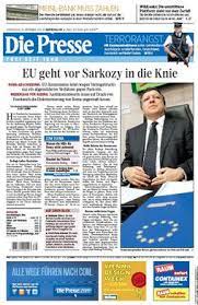 Auf die presse