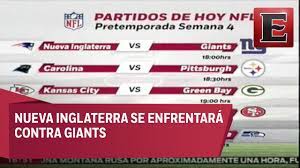 No te pierdas calendario de nfl, dividido por fecha y con toda la información de inicio de partidos, cobertura en tv y más. Partidos De Hoy De La Nfl Youtube