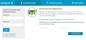 Netspend Login Help With Activation And Reload Money