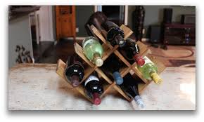 Diy Countertop Wine Rack Wilker Do S Diy Wine Rack Diy Wine Homemade Wine Rack
