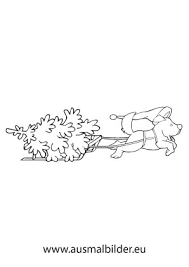 Ausmalbild Hund Zieht Eine Tanne Ausmalbilder Hunde Ausmalen Ausmalbild