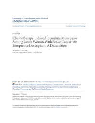 The symptoms will pass, but it can take a couple of years. Pdf Chemotherapy Induced Premature Menopause Among Latina Women With Breast Cancer An Interpretive Description A Dissertation