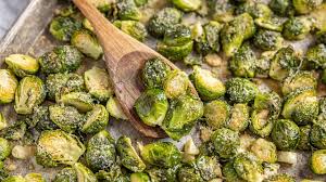 For crispy results, preheat your baking sheet. Garlic Butter Roasted Brussel Sprouts