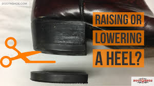 A good rule of thumb is that you should have around 2 millimeters of plastic left on the heel. Can A Heel Be Raised Or Lowered Boyer S Bootnshoe