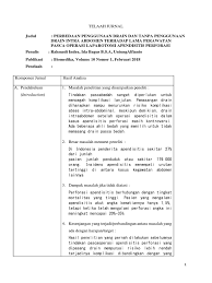 Telaah jurnal keperawatan kritis july 2020 965. Telaah Jurnal Kritis