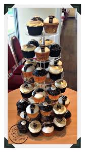 50th Birthday Cupcakes Black And Gold Mens Themed Cupcakes Black White And Gold Cupcakes For Men Wedding Cupcakes Gold Cupcakes