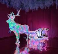 For Custom 3D LED Reindeer and Sleigh Outdoor Christmas Lights for Holiday  Decoration