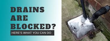 drains are blocked? here's what you can