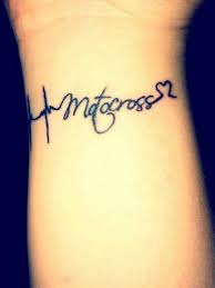 We Love Motocross Tattoo Heart Motocross Motocross Tattoo Mini Tattoos Bike Tattoos