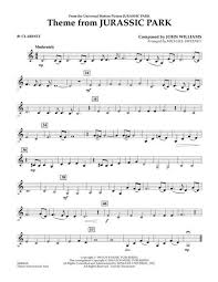 Theme From Jurassic Park Bb Clarinet Clarinet Sheet Music Trumpet Sheet Music Clarinet Music