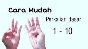 Cara Menghitung Perkalian Jarimatika Mudah Dan Cepat Pakai Jari Tangan Youtube