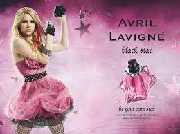 Black Star Promo Black And Pink Dress Avril Lavigne Black Star