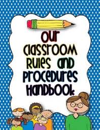 Our Classroom Rules And Procedures Handbook Free Classroom Rules Teaching Classroom Management Classroom
