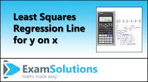 Ŷ = bx + a calculator. Regression For Y On X On A Casio Classwiz Calculator Examsolutions Maths Videos Youtube