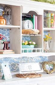 Since farmhouse style design really relies on the earthy, rustic elements of wood, adding in colors found in nature to a prominently white kitchen can evoke the look. 14 Easy Colorful Rustic Spring Farmhouse Decorating Ideas The American Patriette