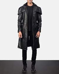 Deux Black Leather Duster Black Leather Bomber Jacket Mens Leather Coats Maroon Leather Jacket