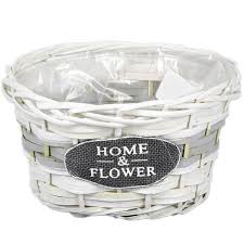 I know, i know, at first glance it does look like a country home's toilet bowl, doesn't it? Balcony Baskets Garden Pots Flower Pots White 3 6 Liters 3 99