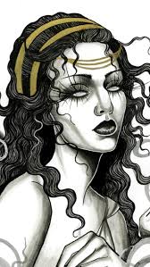 ✨ Day 27: Circe 🗡️, ⠀⠀⠀⠀⠀⠀⠀⠀⠀, #circe #greekmyth #greekmythology #inktober  #jlausnocturne #mythology #greekgoddess #witchyart #darkart #gothicart  #inktober2025