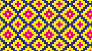 2) membuat garis tepi dengan ukuran tepi atas, bawah, kiri dan kanan yaitu 2 cm pada kertas manila warna putih. Motif Anyaman Kertas 3 Warna Ideku Unik