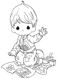 These expressions use the word boy to say several things like a boy, a big boy, a boy, an old boy, a good boy or even a. Little Boy Painting Coloring Page Free Printable Coloring Pages For Kids