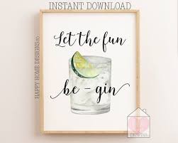 Alcohol Bar Couple Quotes Funny Decor Fun Funny Gift Gifts Gin Happy Quotes Funny Lover Poster Print Quote Q In 2020 Gin Quotes Gin Gifts Alcohol Quotes