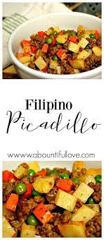 Filipino Picadillo Budget Friendly Recipes Phillipino Food Picadillo Recipe