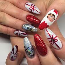 Top 55 Christmas Nail Art Design For Christmas Party 2019 Christmas Nail Art Designs Christmas Nail Designs Trendy Nail Art Designs