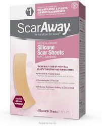 Amazon Com Scaraway Advanced Skincare Silicone Scar Sheets For C Sections Reusable Sheets 1 5 X 7 For Hypertrophic And Keloid Scars From Injury Burn Surgery And More 4 Sheets Health Personal Care