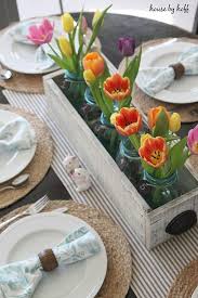 25 Simple And Cute Rustic Wooden Box Centerpiece Ideas To Liven Up Your Decor Easter Table Settings Easter Centerpieces Spring Table Settings
