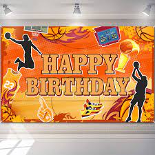 Sports summer training camp, themed poster, sports games, vector illustration. Buy Basketball Happy Birthday Backdrop Basketball Themed Photography Background Sports Theme Birthday Party Decorations Basketball Court Stars Photo Booth Props Online In Turkey B08q3t4fwn