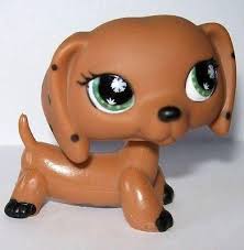 Rare Littlest Pet Shop Monopoly Brown Dachshund Weiner Dog No With Green Snowflake Eyes Lps Girls Toys Lps Dog Lps Dachshund Lps Pets