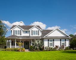 Traditional American Home With Space For Copy Blue Sky Extensive Home Insurance Homeowner Homeowner Hacks