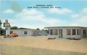 Carlsbad New Mexico Art Deco Sundown Motel Carlsbad New Mexico New Mexico Mexico