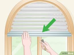 When rolled up, the system blends in with the door's trim for a seamless look. 3 Ways To Cover Arched Windows Wikihow