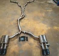 Audi B9 S4 / S5 Valved Sport Exhaust System - Valved Sport Exhaust System /  (4) Brushed Steel (3.5 Outlet)