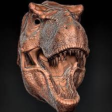 Diggin up fossils by origo. 1 2 Scale Jurassic Park T Rex Head Wall Bust Finished