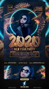2021 New Year Party Flyer New Years Party Party Flyer Christmas Graphic Design