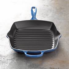 You get properly grilled and healthy food made in the healthiest way. Le Creuset Signature Enameled Cast Iron Square Grill Pan Williams Sonoma