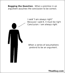 Black And White Fallacy Examples In Politics Begging The Question Logic And Critical Thinking Begging The Question Logical Fallacies