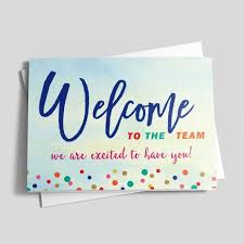 Formal Birthday Wishes For Employees From An Employer Watercolor Welcome Welcome By Brookhollow Employer Gifts Welcome To The Team Welcome To Our Team