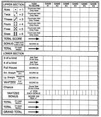 It will not have my. Printable Yahtzee Score Card Big Font Printable Yahtzee Score Card