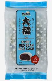Danya Rice Cake, Sweet Red Bean (6 x 1.76 oz) | Postmates