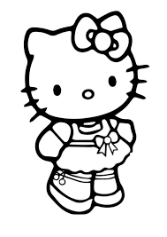 Cute Hello Kitty Coloring Pages To Print In 2020 Hello Kitty Drawing Hello Kitty Coloring Kitty Coloring
