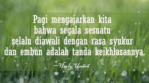 Kata kata ucapan selamat pagi merupakan hal yang lumrah yang sering orang ucapkan untuk mereka orang tersayang. Kumpulan Kata Bijak Embun Pagi